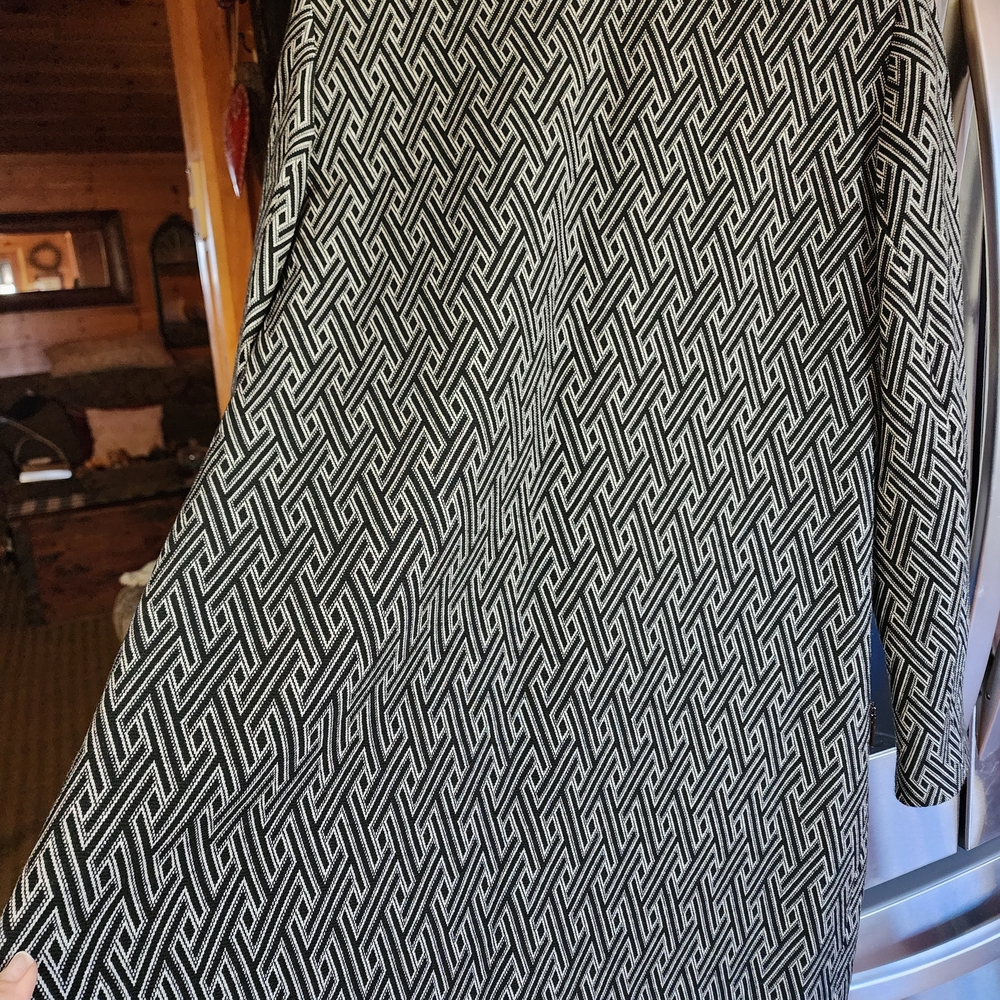 Kasper Black And White Stylish Patterned Blazer/J… - image 4